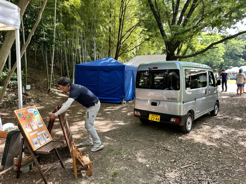 【イベントレポート】横浜市都筑区『仲町台の夏まつり』にて 「廃材をつかったワークショップ」を開催しました！写真7